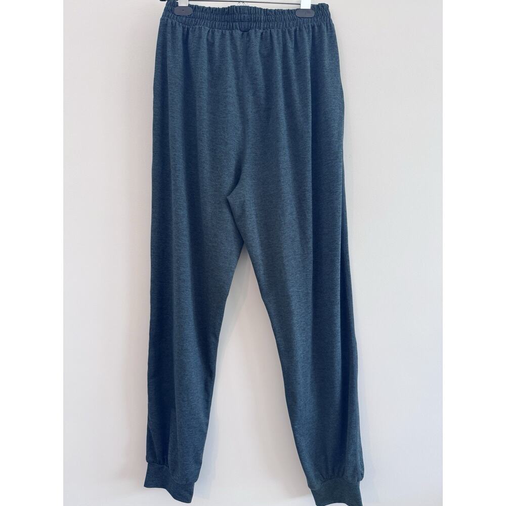 Quince Flowknit High-Rise Boyfriend Joggers Size S Dark Green Sporty - Picture 5 of 8